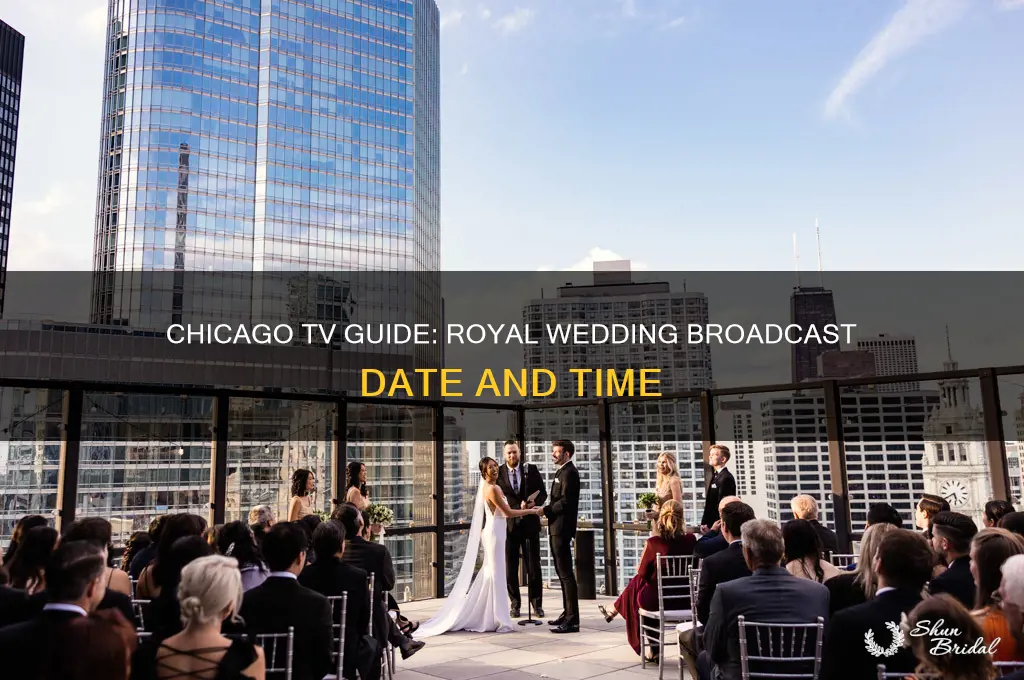 when is the royal wedding on tv in chicago