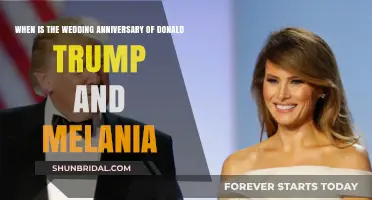 Donald Trump and Melania's Wedding Anniversary Date Revealed
