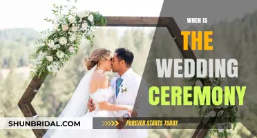 When is the Wedding Ceremony? A Guide to Perfect Timing