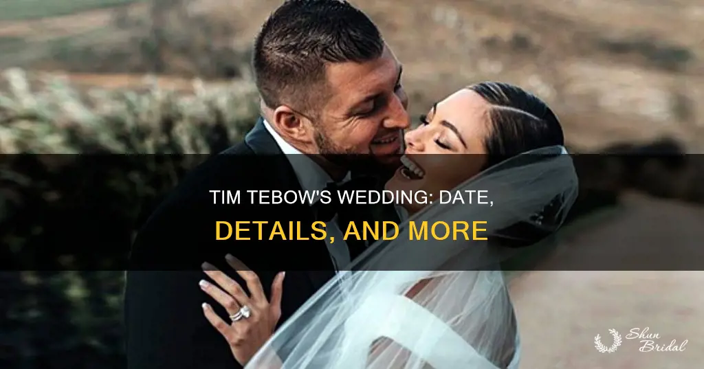 when is the wedding of tim tebow