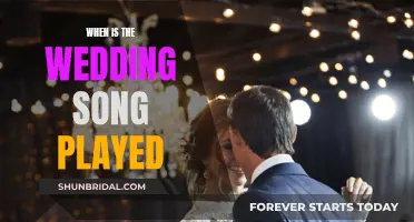 The Wedding Song: Timing and Tradition