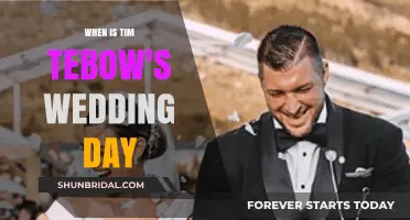 Tim Tebow's Wedding Day: Date, Details, and Celebrations Revealed