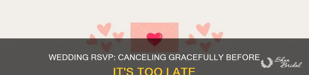 when is too late to cancael rsvp wedding