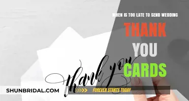 Is It Ever Too Late to Send Wedding Thank You Cards?
