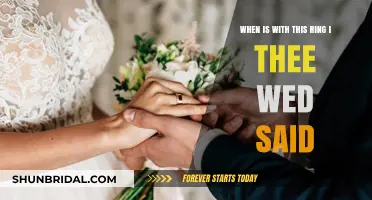 The History of the Wedding Vow Exchange