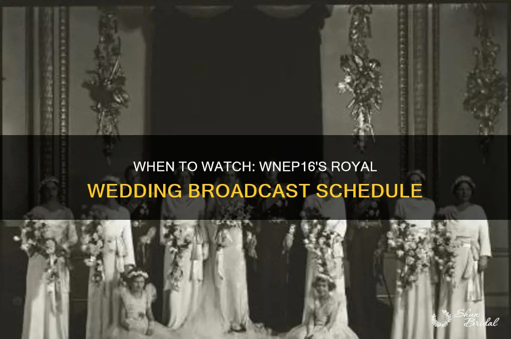 when is wnep16 airing the royal wedding