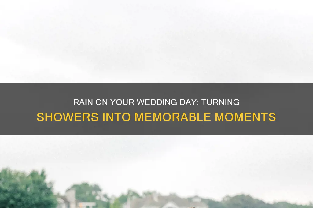 when it rains on your wedding day