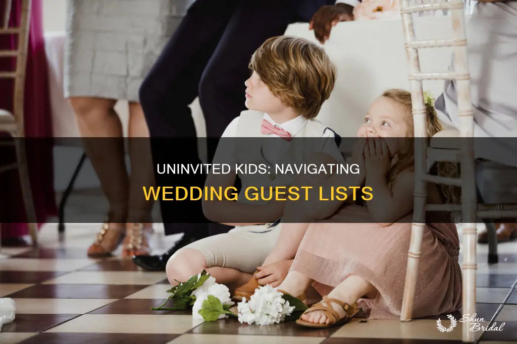 when kids are not invited to a wedding