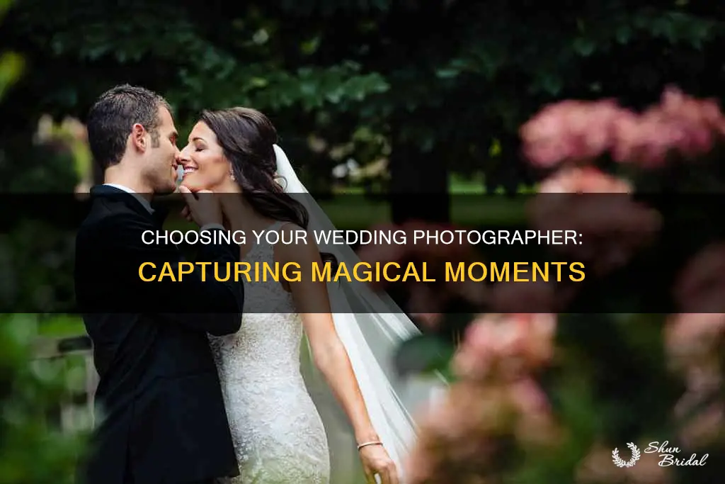 when looking for a wedding photographer