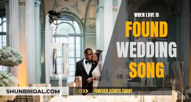 When Love is Found: A Wedding Song's Power