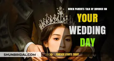 When Parents Discuss Divorce on Your Wedding Day: Navigating Emotions