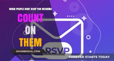Wedding RSVP No-Shows: Should You Count on Unresponsive Guests?
