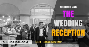 The Exit: When Guests Leave the Wedding Reception