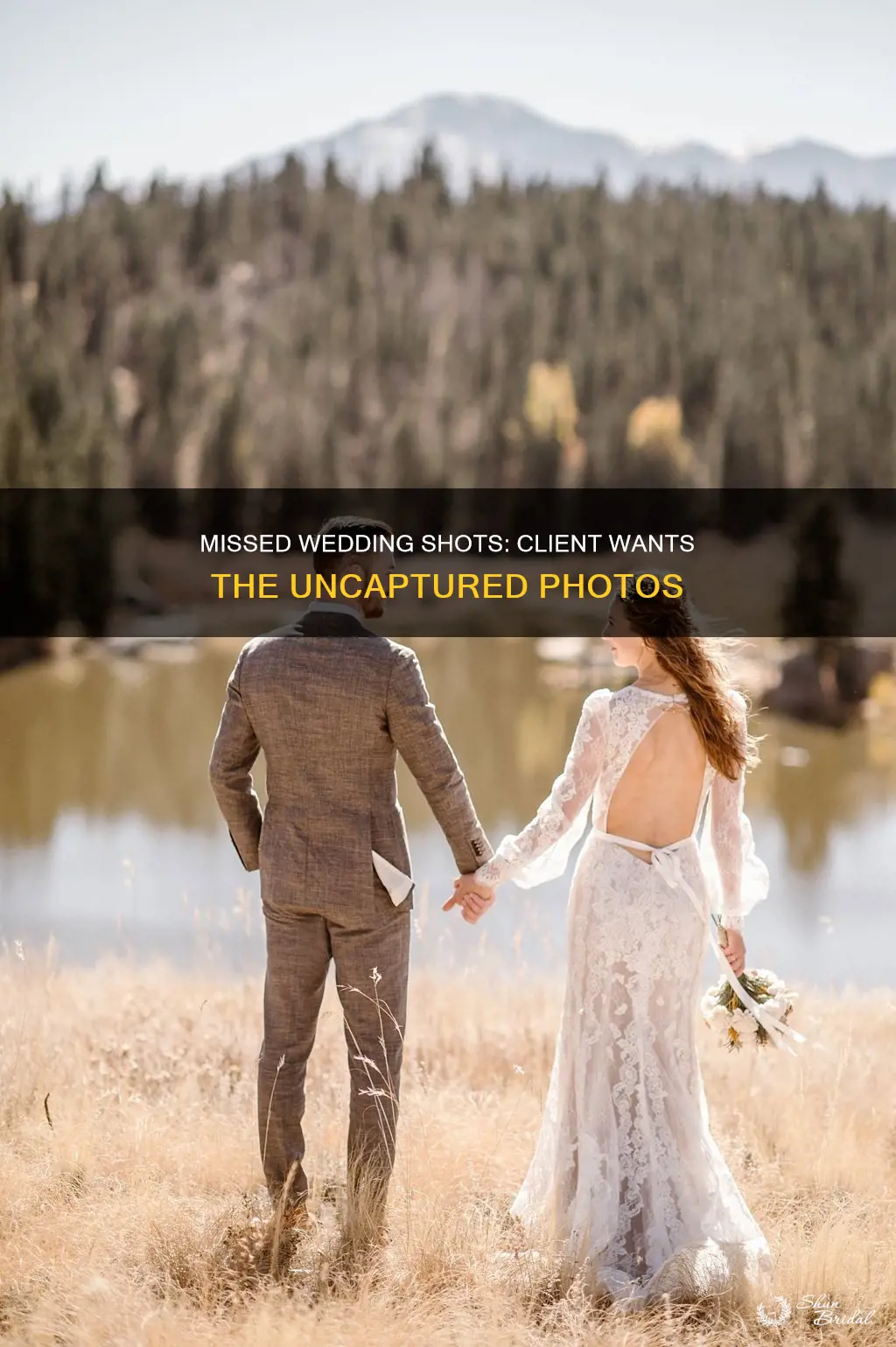 when photo wasnt taken at wedding and client wants it