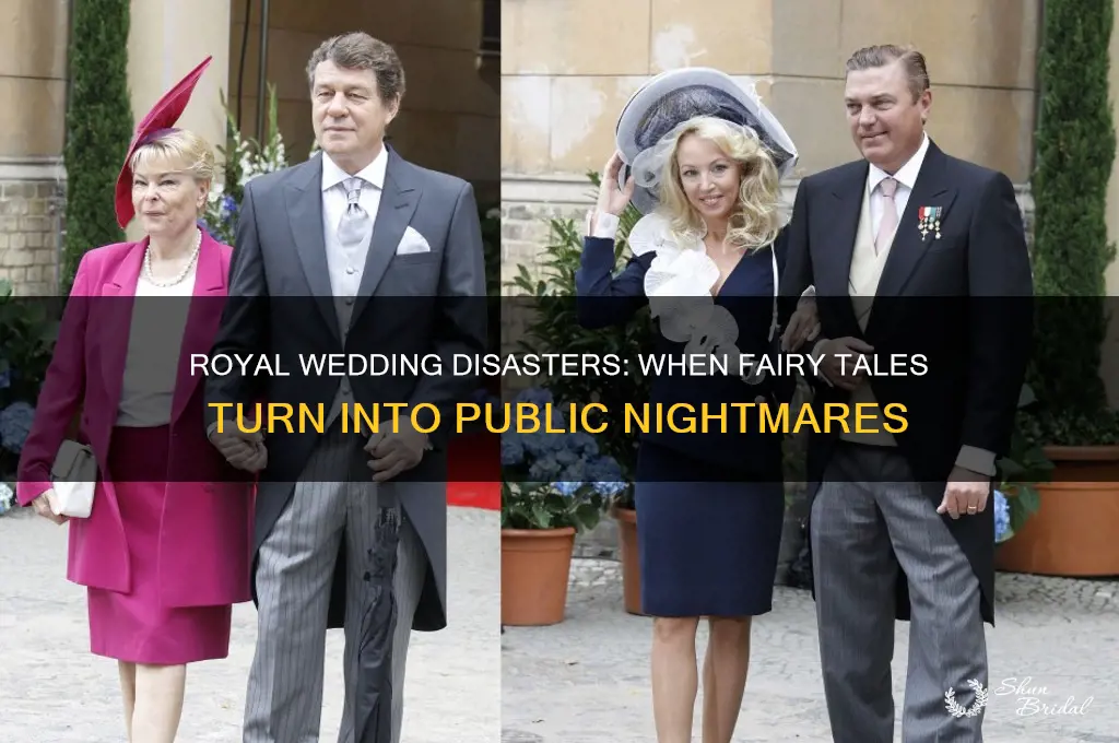 when royal weddings go wrong