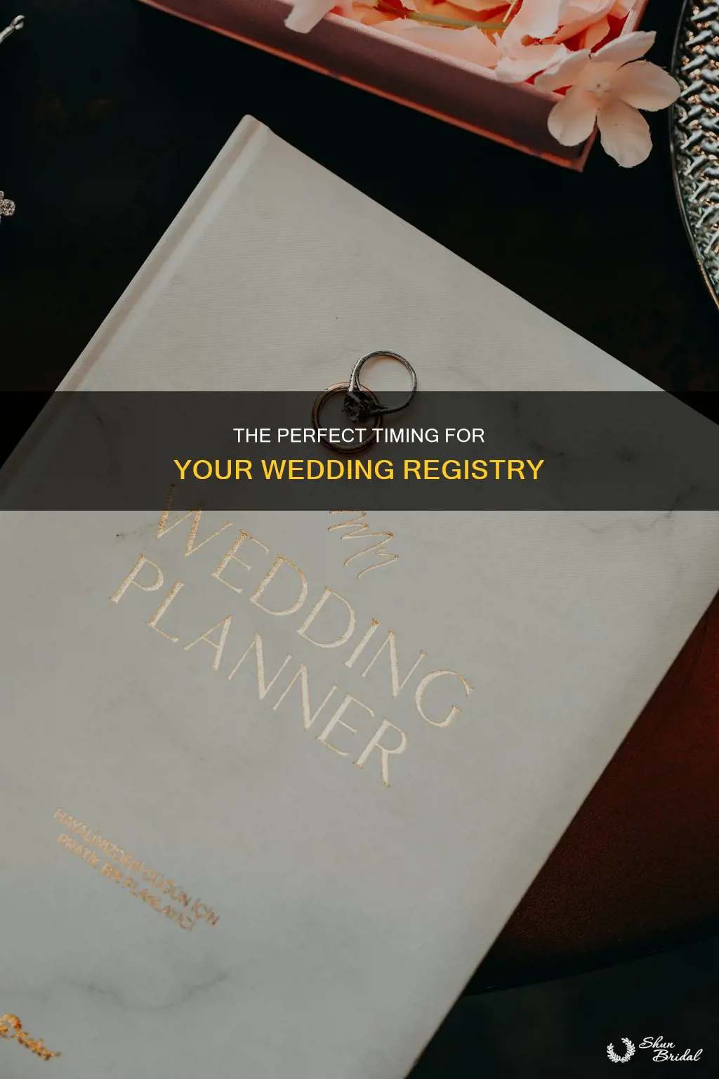 when shoudl you complete your wedding registry