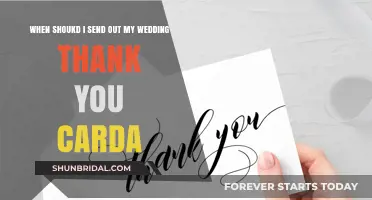 Perfect Timing for Wedding Thank You Cards: A Thoughtful Guide