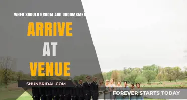 Perfect Timing: When Should the Groom and Groomsmen Arrive?