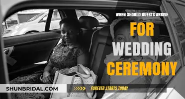 Perfect Timing: When Should Wedding Guests Arrive for the Ceremony?