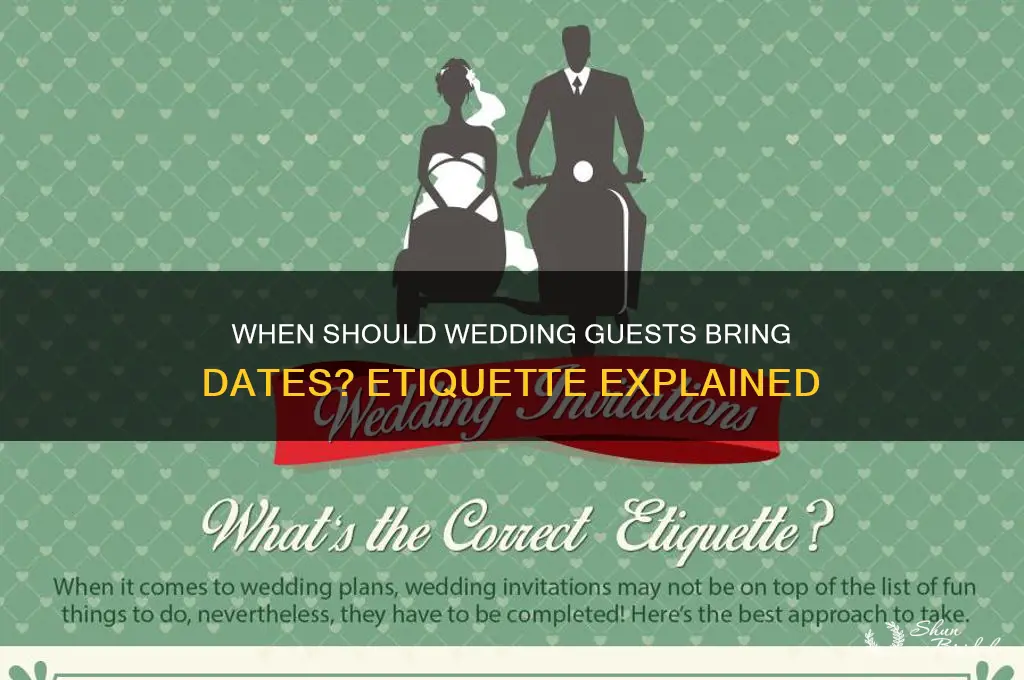 when should guests be allowed dates at wedding