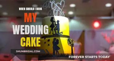 Booking Your Wedding Cake: The Perfect Timing