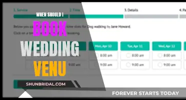 The Perfect Time to Book Your Wedding Venue
