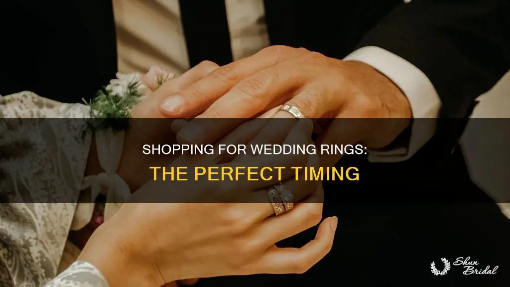 when should I buy wedding rings