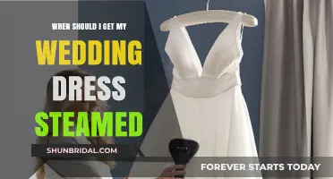 Your Wedding Dress: Steaming Timeline and Tips