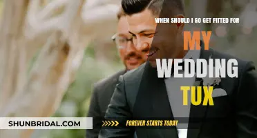 Perfect Timing for Your Wedding Tux Fitting: A Groom's Guide