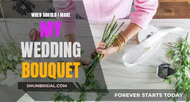 The Perfect Time to Create Your Wedding Bouquet