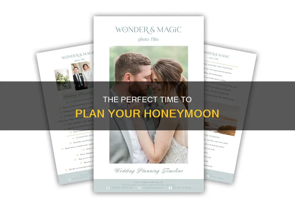 when should I plan my honeymoon