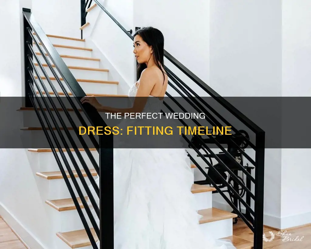 when should I schedule my wedding dress fittings