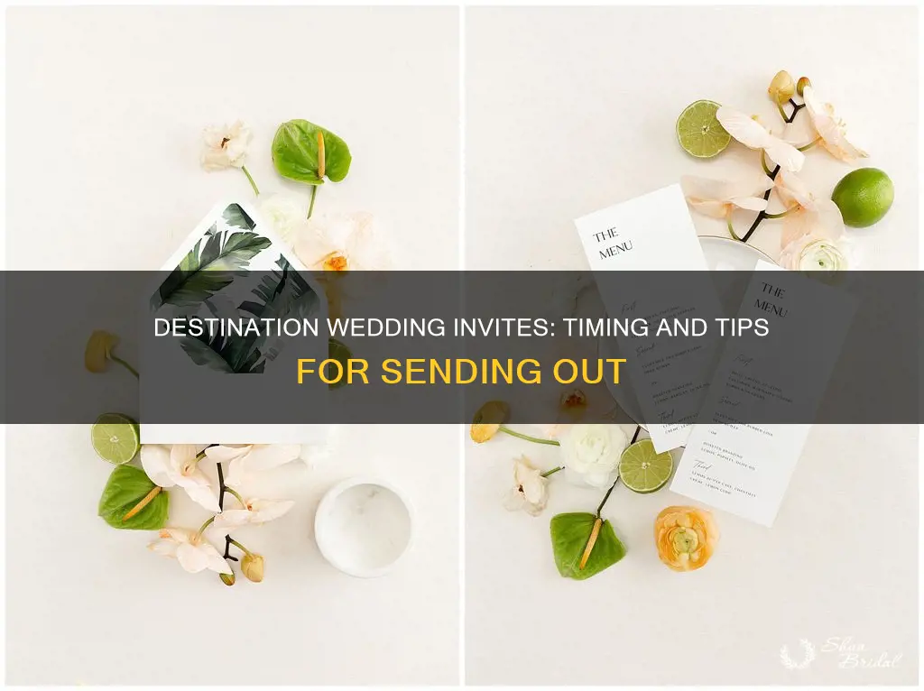 when should I send out my destination wedding invitations