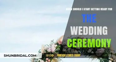 Perfect Timing: When to Begin Wedding Ceremony Preparations