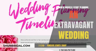 Unveiling the Perfect Time: When to Begin Your Extravagant Wedding Journey