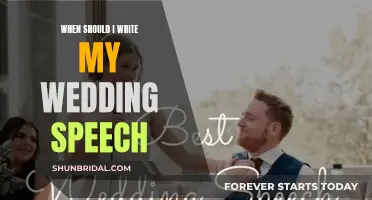 The Art of Timing: Crafting a Wedding Speech