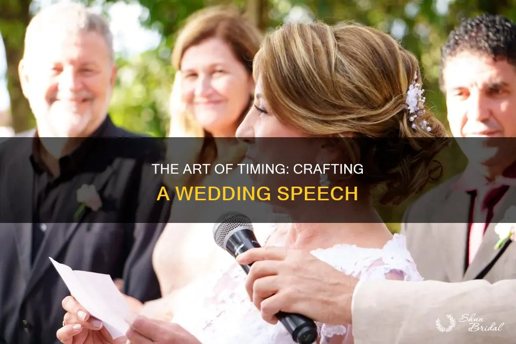 when should I write my wedding speech