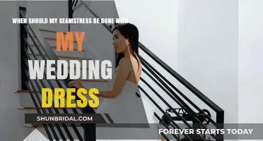 The Wedding Dress: Seamstress Timing Tips