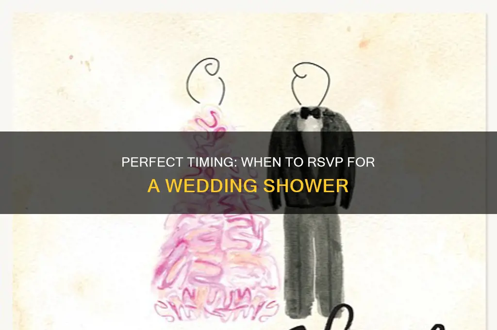when should people rsvp to wedding shower