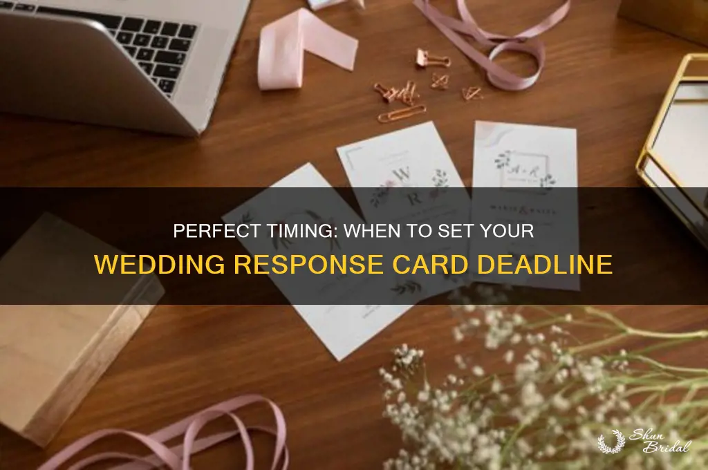 when should response cards be due for wedding