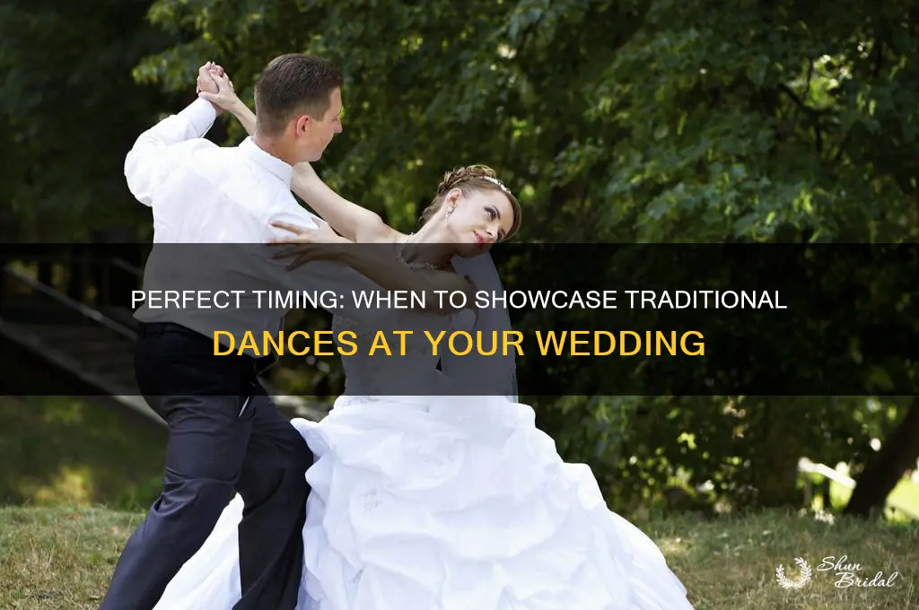 when should the traditional dances go at a wedding