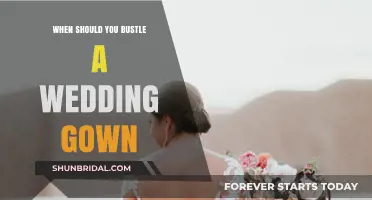 Perfect Timing: When to Bustle Your Wedding Gown for Seamless Elegance