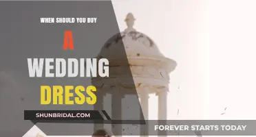 The Perfect Time to Buy Your Wedding Dress
