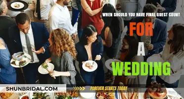 Perfect Timing: Finalizing Your Wedding Guest Count Stress-Free