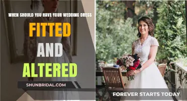 Your Dream Dress: Fitting and Alteration Timeline