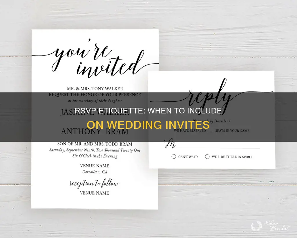 when should you put rsvp on wedding invitations