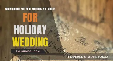 Holiday Wedding Invites: Timing is Everything