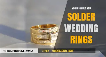 The Perfect Time to Solder Your Wedding Rings