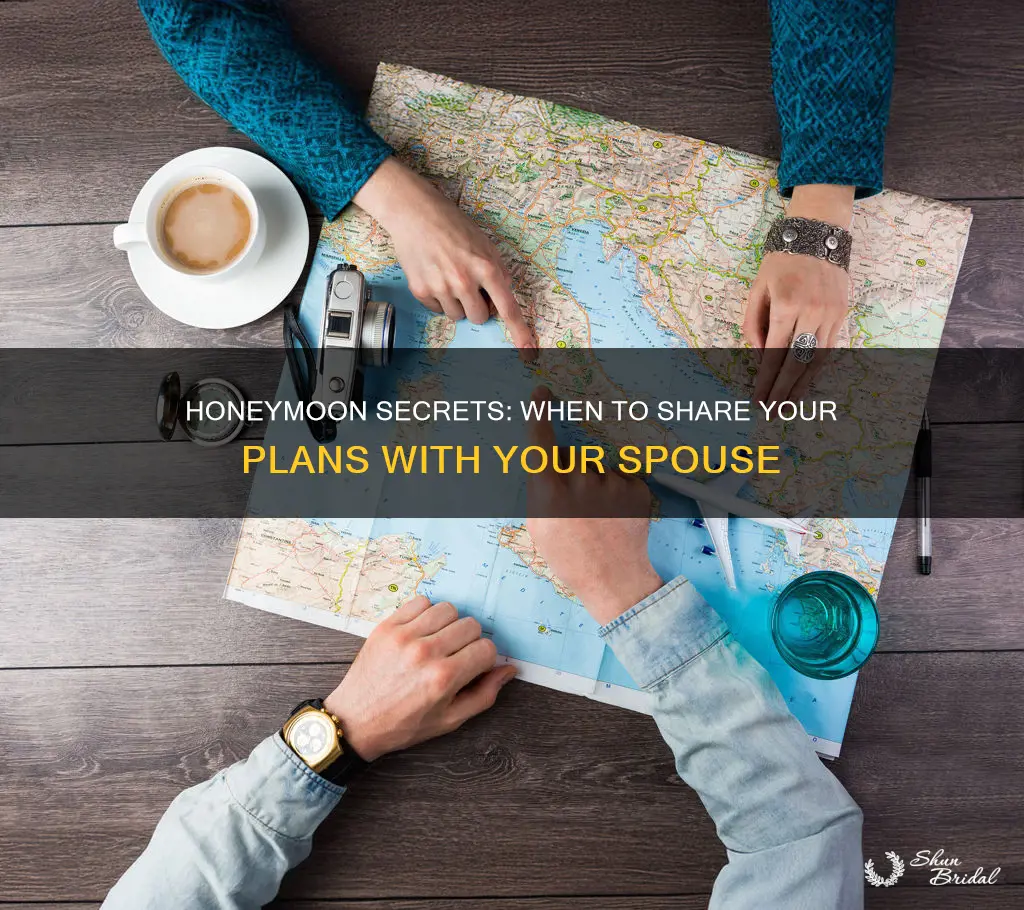 when should you tell wife about honeymoon