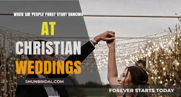 When Did Christian Wedding Celebrations Begin with Dance?